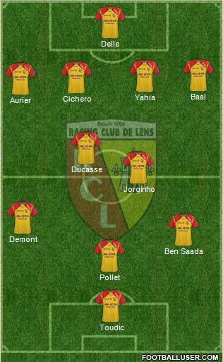Racing Club de Lens Formation 2012