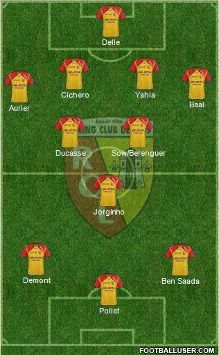 Racing Club de Lens Formation 2012