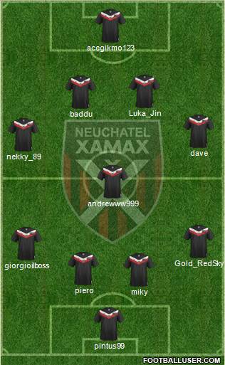 Neuchâtel Xamax FC Formation 2012