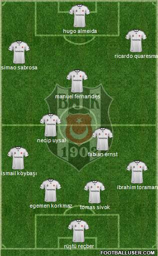 Besiktas JK Formation 2012