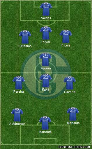 FC Schalke 04 Formation 2012