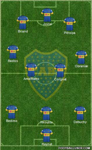 Boca Juniors Formation 2012