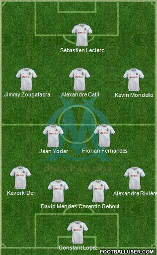 Olympique de Marseille Formation 2012