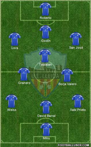 U.E. Lleida S.A.D. Formation 2012
