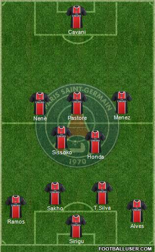 Paris Saint-Germain Formation 2012