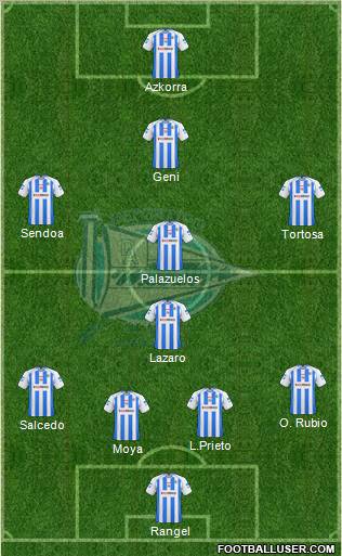 D. Alavés S.A.D. football formation