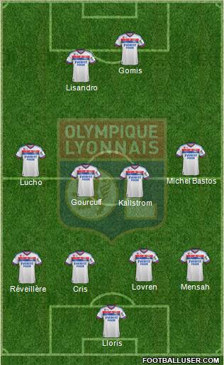 Olympique Lyonnais Formation 2012