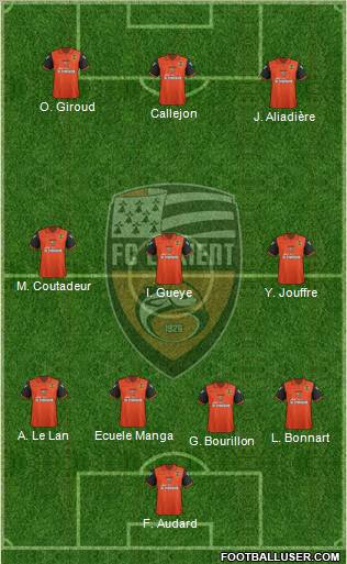 FC Lorient Bretagne Sud Formation 2012