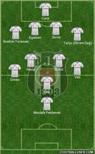 Besiktas JK Formation 2012
