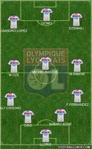 Olympique Lyonnais Formation 2012