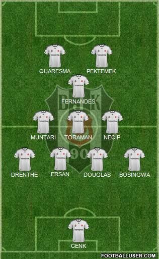 Besiktas JK Formation 2012