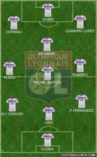 Olympique Lyonnais Formation 2012