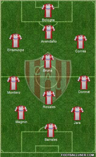 Unión de Santa Fe Formation 2012