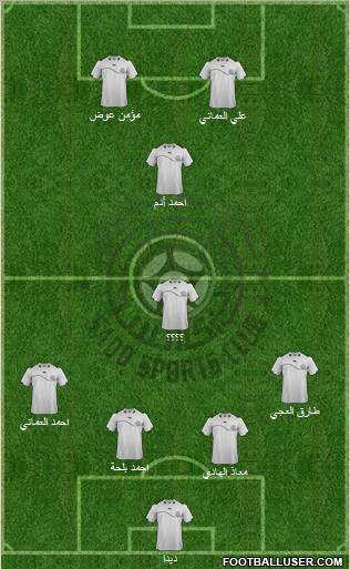 Al-Sadd Sports Club Formation 2012