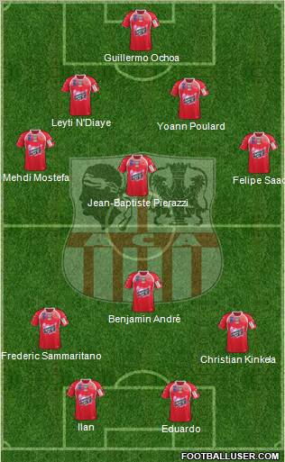 Athletic Club Ajaccien Football Formation 2012