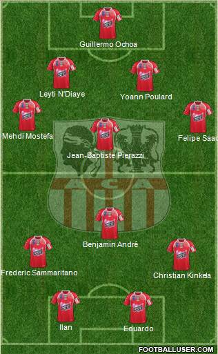 Athletic Club Ajaccien Football football formation