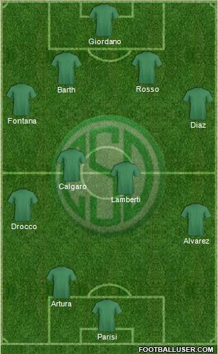 Sportivo Desamparados Formation 2012