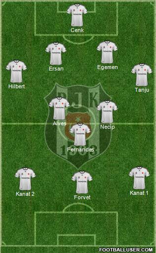 Besiktas JK Formation 2012