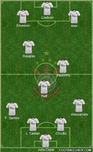 SC Corinthians Paulista Formation 2012