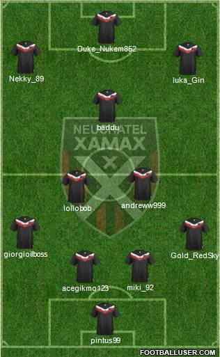 Neuchâtel Xamax FC Formation 2012