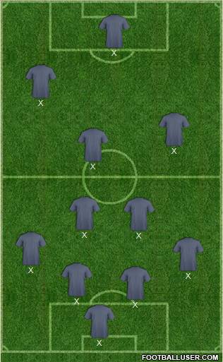 Pro Evolution Soccer Team Formation 2012