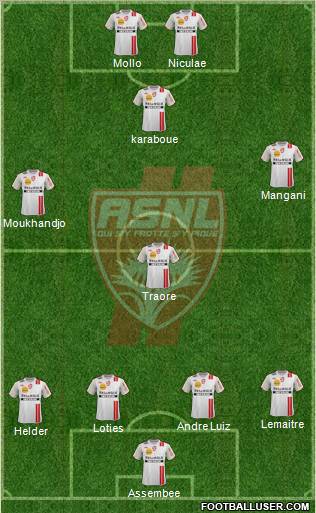 A.S. Nancy Lorraine Formation 2012