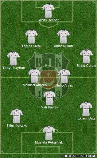 Besiktas JK Formation 2012
