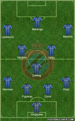 Club Brugge KV Formation 2012