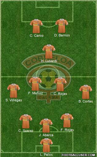 CD Cobreloa S.A.D.P. Formation 2012