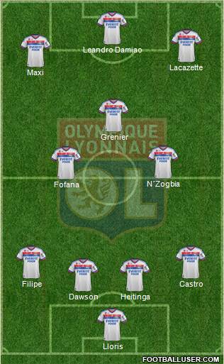 Olympique Lyonnais Formation 2012