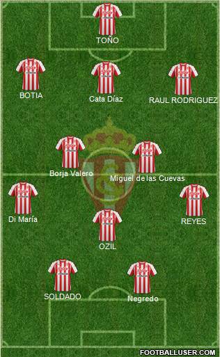 Real Sporting S.A.D. Formation 2012