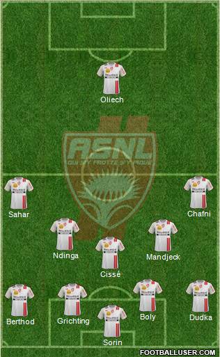 A.S. Nancy Lorraine Formation 2012