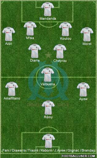 Olympique de Marseille Formation 2012