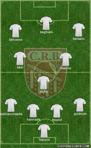 Chabab Riadhi Belouizdad Formation 2012