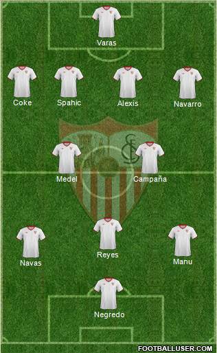 Sevilla F.C., S.A.D. Formation 2012