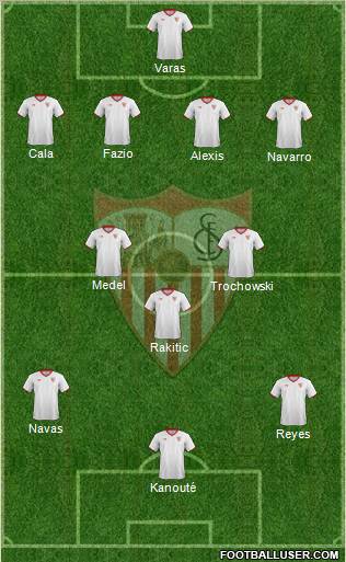 Sevilla F.C., S.A.D. Formation 2012