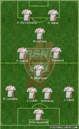 A.S. Nancy Lorraine Formation 2012