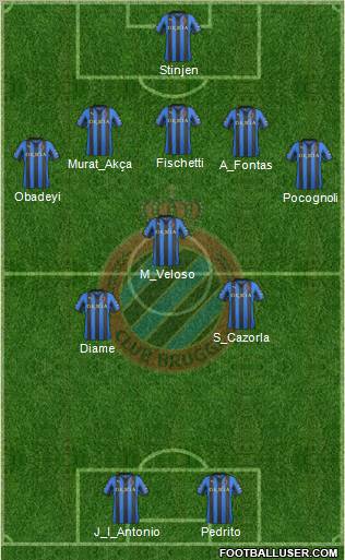 Club Brugge KV Formation 2012
