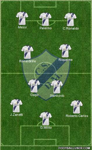 Deportivo Merlo football formation