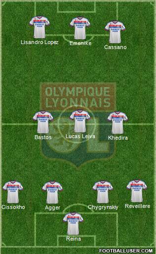Olympique Lyonnais Formation 2012