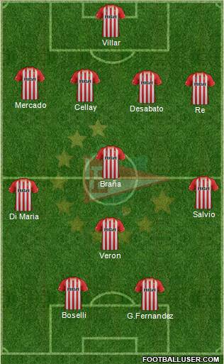 Estudiantes de La Plata Formation 2012