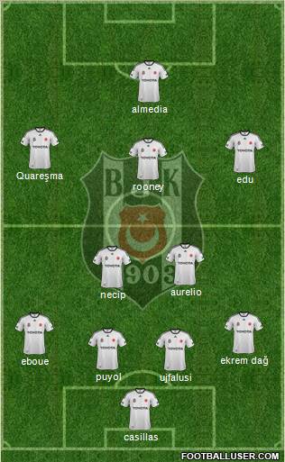 Besiktas JK Formation 2012