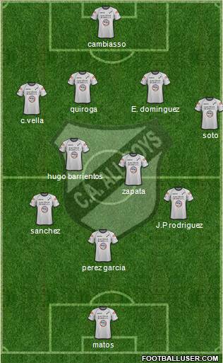 All Boys Formation 2012