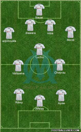 Olympique de Marseille Formation 2012