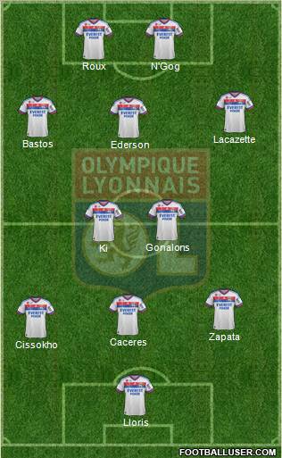 Olympique Lyonnais Formation 2012
