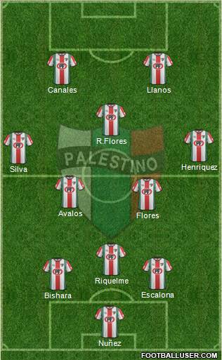 CD Palestino S.A.D.P. Formation 2012