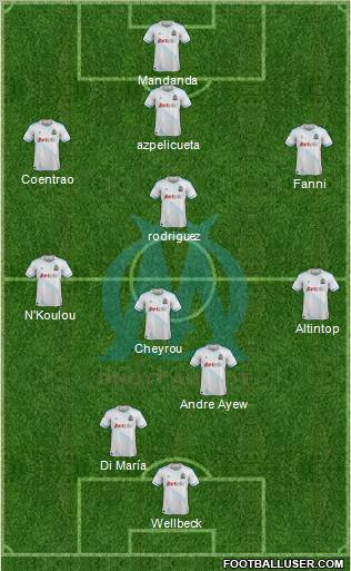 Olympique de Marseille Formation 2012