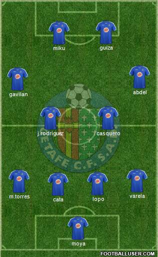 Getafe C.F., S.A.D. Formation 2012