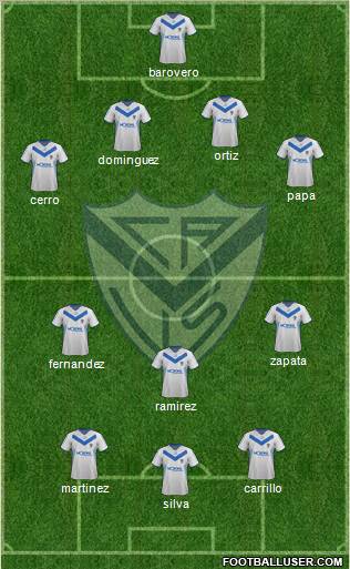 Vélez Sarsfield Formation 2012