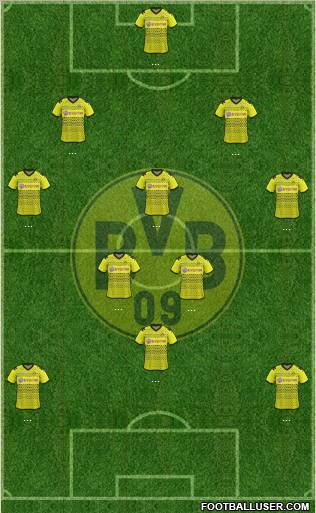 Borussia Dortmund Formation 2012